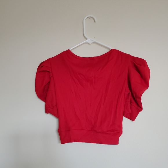 NWOT Red Indian Saree Blouse Top - Picture 4 of 4